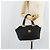 MCM Vicetos Logogram Borsa a Mano Nylon Nero Oro Auth mr2197 D'oro - vista 20