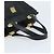 MCM Vicetos Logogram Borsa a Mano Nylon Nero Oro Auth mr2197 D'oro - vista 7