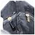Bolsa de Ombro Gancini em Couro Preto e Dourado Auth BA11825 da Salvatore Ferragamo - vista 18