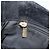 Bolsa de Ombro Gancini em Couro Preto e Dourado Auth BA11825 da Salvatore Ferragamo - vista 19