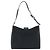 Bolsa de Ombro Gancini em Couro Preto e Dourado Auth BA11825 da Salvatore Ferragamo - vista 2