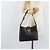 Bolsa de Ombro Gancini em Couro Preto e Dourado Auth BA11825 da Salvatore Ferragamo - vista 24