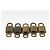 LOUIS VUITTON Set di 5 Lucchetti in Metallo Dorato LV Auth 167138 D'oro - vista 5