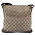 GUCCI GG Canvas Shoulder Bag Beige Silver 145857 Auth ka3527 Silvery - view 13