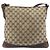 GUCCI GG Canvas Shoulder Bag Beige Silver 145857 Auth ka3527 Silvery - view 2