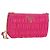 Borsa a spalla con catena Prada in nylon rosa e oro 1BH152 Auth SW2261SAM D'oro