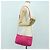 Borsa a spalla con catena Prada in nylon rosa e oro 1BH152 Auth SW2261SAM D'oro - vista 25