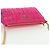 Borsa a spalla con catena Prada in nylon rosa e oro 1BH152 Auth SW2261SAM D'oro - vista 6