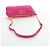 Borsa a spalla con catena Prada in nylon rosa e oro 1BH152 Auth SW2261SAM D'oro - vista 7