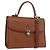 Borsa a mano Burberry in pelle 2 vie marrone argento autentica mr2205