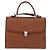 Borsa a mano Burberry in pelle 2 vie marrone argento autentica mr2205 - vista 13