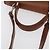 Borsa a mano Burberry in pelle 2 vie marrone argento autentica mr2205 - vista 7