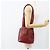 Céline Borsa Tote Circle in pelle oro bordeaux Auth SW2245A D'oro Bordò - vista 23