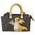 Borsa Dragonite in tela Zucca FENDI x FRGMT x POKMON 2way Nera Auth 167166SM Marrone Nero - vista 13