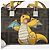 Borsa Dragonite in tela Zucca FENDI x FRGMT x POKMON 2way Nera Auth 167166SM Marrone Nero - vista 21
