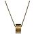 Collar BALENCIAGA de metal dorado Auth am11164V