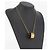 Collar BALENCIAGA de metal dorado Auth am11164V - vista 22