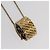 Collar BALENCIAGA de metal dorado Auth am11164V - vista 3