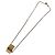 Collar BALENCIAGA de metal dorado Auth am11164V - vista 9