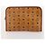MCM Vicetos Logogram Clutch Bag in Pelle PVC 2 Set Marrone Auth 170519 - vista 10