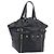 SAINT LAURENT Borsa Downtown in pelle nera e oro 175884 Auth YKZ233A Nero D'oro