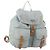 PRADA Backpack Nylon Light Blue Silver Auth bs34101 Silvery