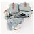 PRADA Backpack Nylon Light Blue Silver Auth bs34101 Silvery - view 23