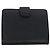 Portafoglio CHANEL in pelle di caviar 2 pezzi nero CC Auth bs34186 - vista 2