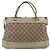 Gucci Borsa a mano Pretty GG Canvas 2way Beige Oro 269894 Auth BAZ454 D'oro - vista 2