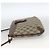 Borsa Sherry Line GG Supreme Web di GUCCI in PVC beige e oro 904 02 026 Auth BA11774 D'oro - vista 3