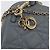 Borsa a tracolla in pelle di agnello grigia con catena Christian Dior Cannage Auth BAZ467 - vista 9