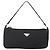 Bolso Accesorio Prada Nylon Negro Plata Auth bs34268 - vista 13