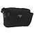 PRADA Shoulder Bag Nylon Black Silver Auth mr2288 Silvery