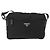PRADA Shoulder Bag Nylon Black Silver Auth mr2288 Silvery - view 13