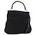 Borsa a Spalla GUCCI Bamboo Nylon 2in1 Nero Argento 001 2852 1577 5 Auth AMZ012