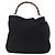 Borsa a Spalla GUCCI Bamboo Nylon 2in1 Nero Argento 001 2852 1577 5 Auth AMZ012 - vista 13
