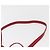 SAINT LAURENT Borsa a Spalla Teddy Small in Pelle Rossa Argento Auth 167159A Rosso - vista 15