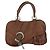 Borsa a mano in pelle marrone e argento Christian Dior Gaucho Saddle Auth BAZ225SAV - vista 13