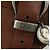 Borsa a mano in pelle marrone e argento Christian Dior Gaucho Saddle Auth BAZ225SAV - vista 17