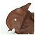 Borsa a mano in pelle marrone e argento Christian Dior Gaucho Saddle Auth BAZ225SAV - vista 19