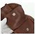 Borsa a mano in pelle marrone e argento Christian Dior Gaucho Saddle Auth BAZ225SAV - vista 21