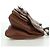 Borsa a mano in pelle marrone e argento Christian Dior Gaucho Saddle Auth BAZ225SAV - vista 4