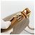 Gucci Borsa a Spalla Micro GG Supreme PVC Beige Oro 007 87 0096 Auth ka3457 D'oro - vista 9