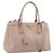 Saffiano PRADA Galleria Sac à main en cuir Safiano 2 en 1 Rose Or Auth YKZ312 Doré