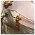 Saffiano PRADA Galleria Sac à main en cuir Safiano 2 en 1 Rose Or Auth YKZ312 Doré - vue 24