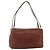 Borsa a Spalla Christian Dior in Pelle Marrone Oro Auth 174305A D'oro