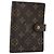 LOUIS VUITTON Monogram Agenda PM Day Planner Cover R20005 LV Auth BAZ314