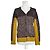 Vintage Etro Cardigan Braun Gelb M