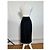 Céline Falda de lana vintage Celine Paris negra 36/S Negro - vista 3