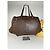 Vintage Fendi Polyester-Leder-Handtasche Braun - Ansicht 11